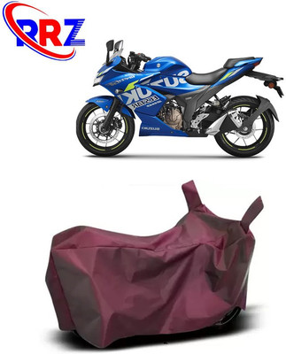 RRZ Waterproof Two Wheeler Cover for Suzuki(Gixxer SF 250, Maroon)