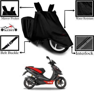 KEDIT Two Wheeler Cover for Universal For Bike(SR 125, Black)