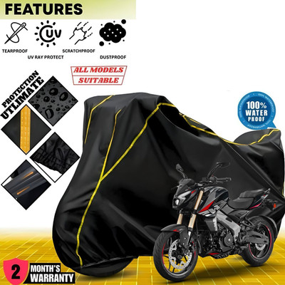 OliverX Waterproof Two Wheeler Cover for Bajaj(Pulsar 125, Black)