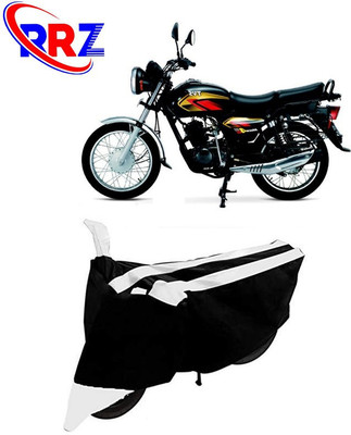 RRZ Waterproof Two Wheeler Cover for TVS(Max 4R, Black, White)