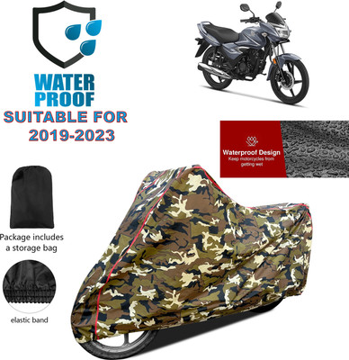 PAGORA Waterproof Two Wheeler Cover for Honda(CB Shine, Yellow)