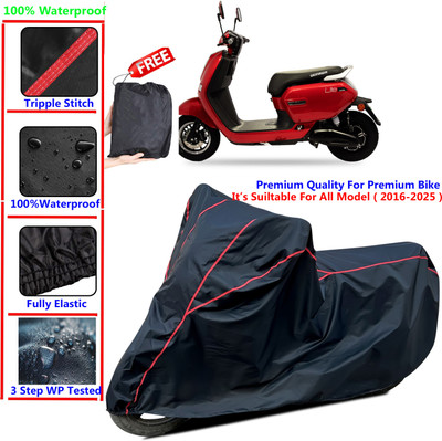 SThanaveX Waterproof Two Wheeler Cover for Okinawa(Lite, Black)