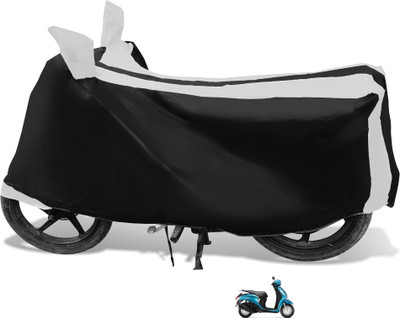 Euro Care Waterproof Two Wheeler Cover for Yamaha(Fascino, White)