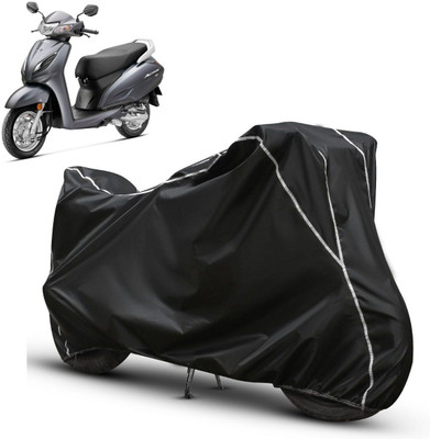 AUTOCAD Waterproof Two Wheeler Cover for Honda(Activa 6G, Black, White)