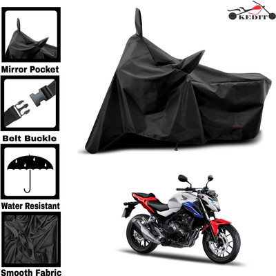KEDIT Two Wheeler Cover for Honda(CBR 250R, Black)