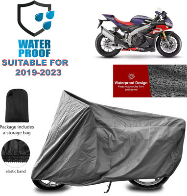 PAGORA Waterproof Two Wheeler Cover for Aprilia(RSV4, Grey)