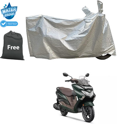 PAGORA Waterproof Two Wheeler Cover for Suzuki(Burgman Street, Silver)