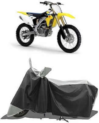 GROFATIK Two Wheeler Cover for Suzuki(DR-Z50, White)