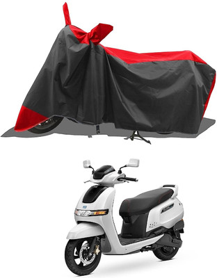 AASHTIK MART Two Wheeler Cover for TVS(iQube Electric, Red)