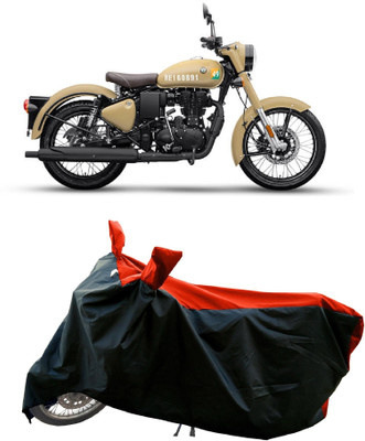 DeepShakshi AUTOMOTIVE Waterproof Two Wheeler Cover for Royal Enfield(350 BS6, Red)