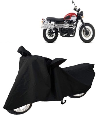 MMSSTAR Waterproof Two Wheeler Cover for Triumph(Scrambler, Black)