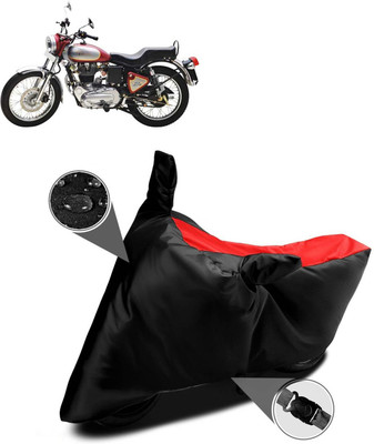 DeepShakshi AUTOMOTIVE Two Wheeler Cover for Royal Enfield(Electra 5S, Red, Black)