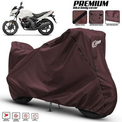 xodi Waterproof Two Wheeler Cover for Honda(CB Unicorn, Maroon, Black)