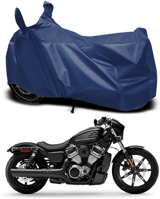 RABABLI Waterproof Two Wheeler Cover for Harley Davidson(Forty Eight, Blue)