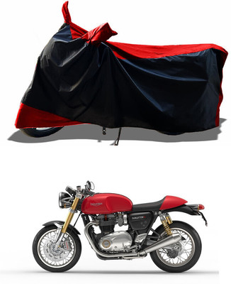 DeepShakshi AUTOMOTIVE Two Wheeler Cover for Triumph(Thruxton 1200 R, Red)