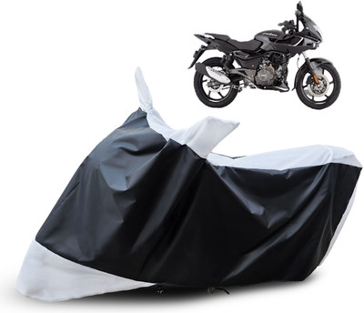 HEMSKAR Waterproof Two Wheeler Cover for Bajaj(Pulsar 180 DTS-i, White)