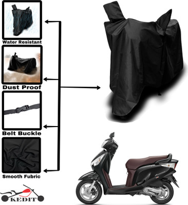 AASHTIK MART Two Wheeler Cover for Honda(Aviator, Black)