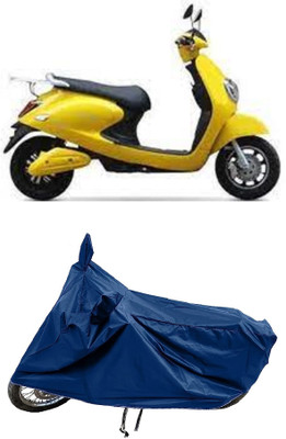 SPECTUS Two Wheeler Cover for Techo Electra(Emerge BS6, Blue)