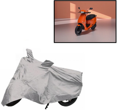 Uniqon Waterproof Two Wheeler Cover for Ola(Electric, Silver)