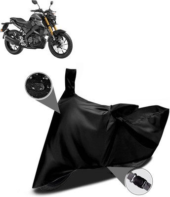 AutoGalaxy Waterproof Two Wheeler Cover for Yamaha(MT 15 New BS6, Black)