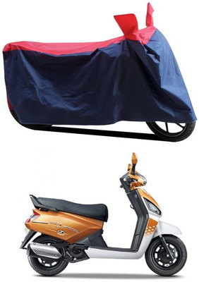 KEDIT Two Wheeler Cover for Mahindra(Gusto 125, Red, Blue)