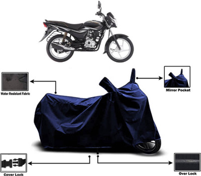 KEDIT Two Wheeler Cover for Bajaj(ComforTec, Blue)
