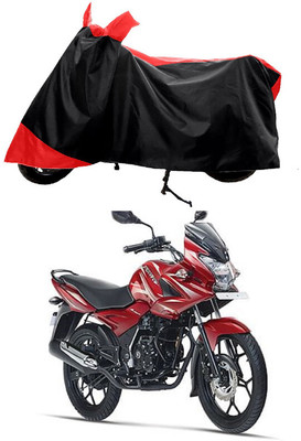 GROFATIK Two Wheeler Cover for Bajaj(Discover 150 f, Red)