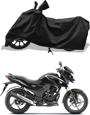 DeepShakshi AUTOMOTIVE Two Wheeler Cover for Honda(SP 125, Black)