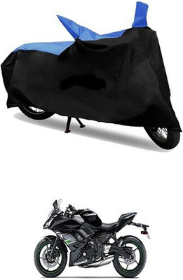 MMSSTAR Waterproof Two Wheeler Cover for Kawasaki(Blue, Black)