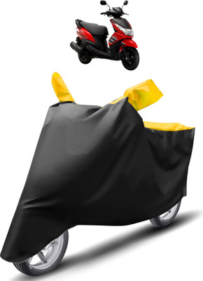 Caronix Two Wheeler Cover for Yamaha(Ray Z, Yellow)