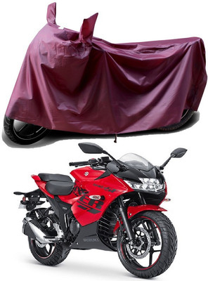 APNEK Waterproof Two Wheeler Cover for Suzuki(Gixxer SF 150, Maroon)
