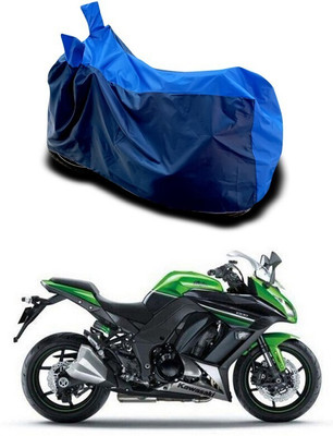 DeepShakshi AUTOMOTIVE Waterproof Two Wheeler Cover for Kawasaki(BS6, Blue)