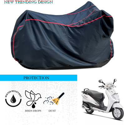 SnehaSales Waterproof Two Wheeler Cover for Hero(Duet LX 110CC, Black)