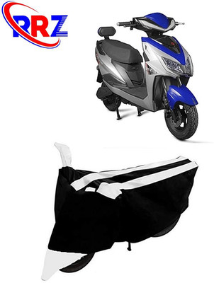 RRZ Waterproof Two Wheeler Cover for Universal For Bike(Yo, Black, White)