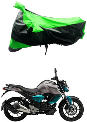 MMSSTAR Waterproof Two Wheeler Cover for Yamaha(FZ S V3, Green, Black)