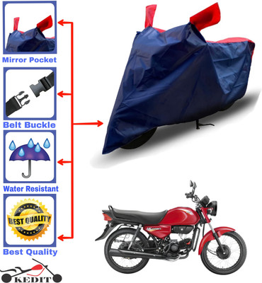 AASHTIK MART Two Wheeler Cover for Hero(HF Dawn, Red, Blue)
