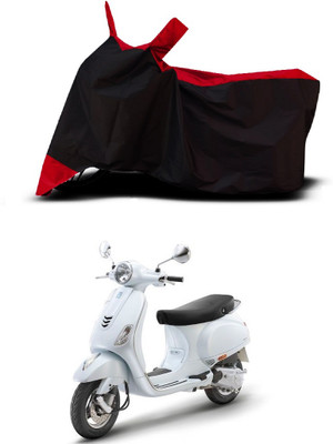 VESMEI Two Wheeler Cover for Vespa(ZX 125 BS6, Red)