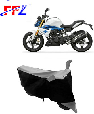 FFZ Waterproof Two Wheeler Cover for BMW Motorrad(G 310 GS, Black, Grey)