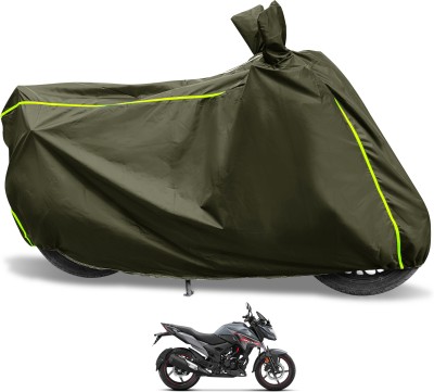 Euro Care Waterproof Two Wheeler Cover for Honda(X-Blade, Green)