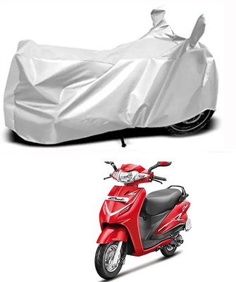 Aoriyon Two Wheeler Cover for Hero(Duet VX 110CC, Silver)