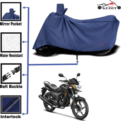 KEDIT Two Wheeler Cover for Hero(Blue)