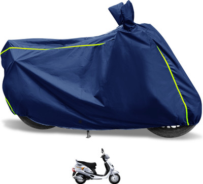 Euro Care Waterproof Two Wheeler Cover for Mahindra(Duro, Blue)