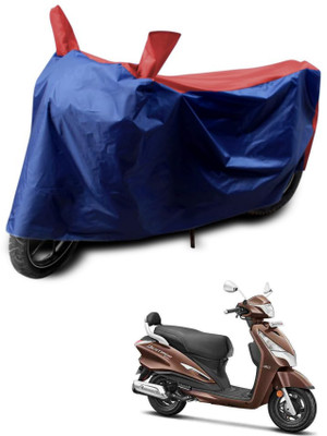 KEDIT Two Wheeler Cover for Hero(Destini 125, Red, Blue)