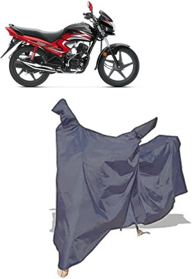 Amexride Two Wheeler Cover for Honda(Dream Yuga, Grey)