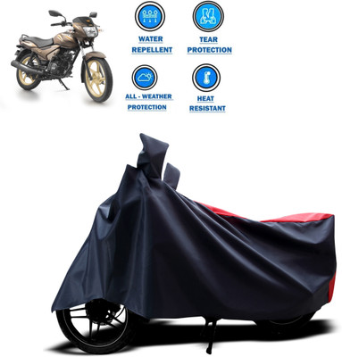 DeepShakshi AUTOMOTIVE Two Wheeler Cover for TVS(Star City, Red, Black)