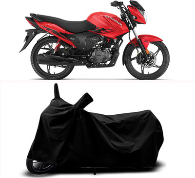 RABABLI Waterproof Two Wheeler Cover for Hero(MotoCorp Glamour, Black)