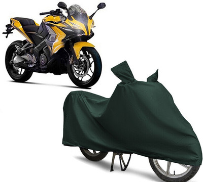 EGAL Two Wheeler Cover for Bajaj(Pulsar SS400, Green)