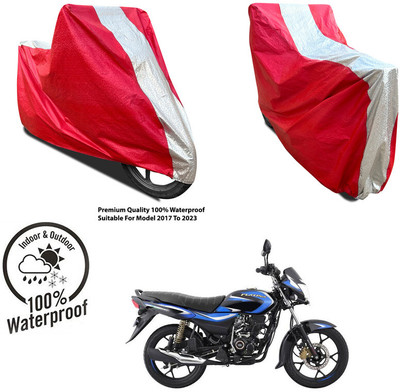 AutoGalaxy Waterproof Two Wheeler Cover for Honda(Cliq, Silver, Red)