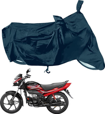 RiderShine Waterproof Two Wheeler Cover for Hero(Passion Pro i3S, Black)
