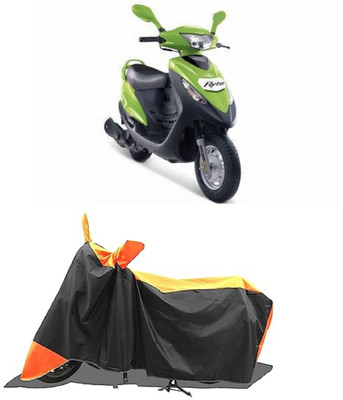 GROFATIK Two Wheeler Cover for Mahindra(Flyte, Orange)